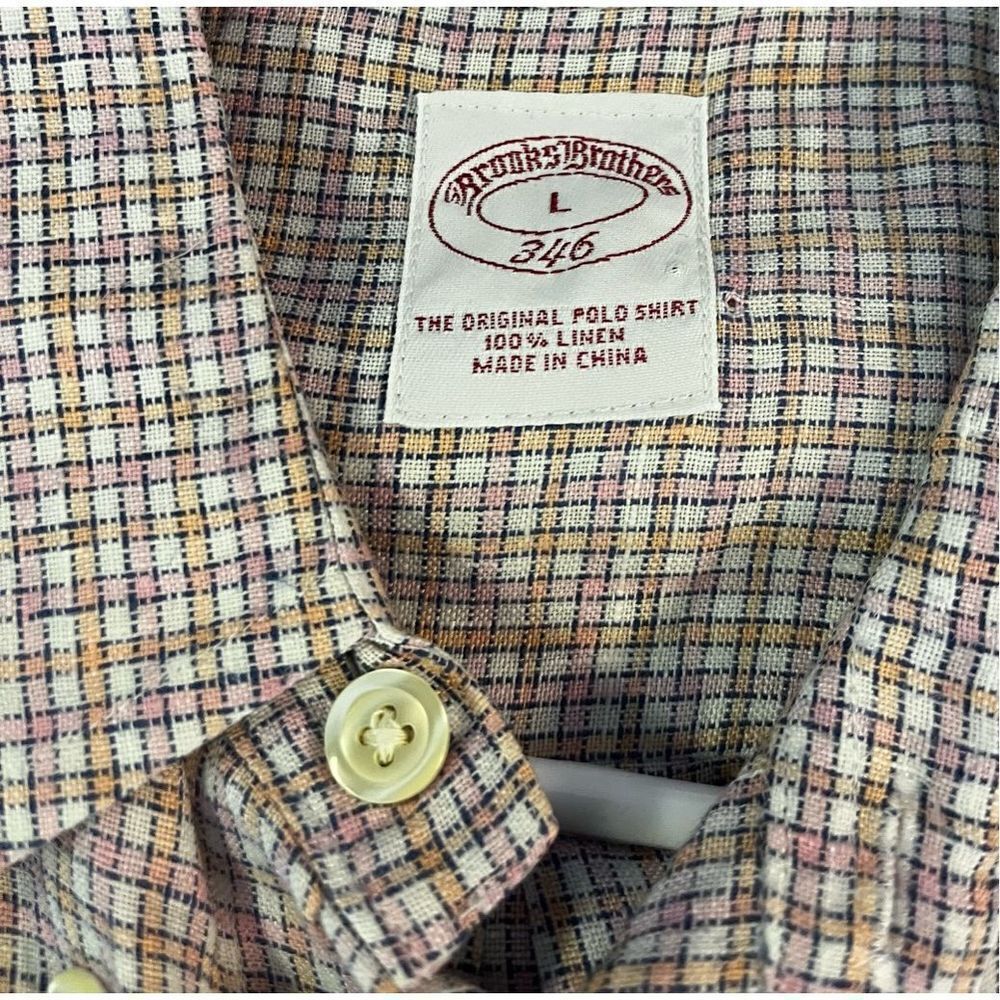 Brooks Brothers button down linen shirt - Picture 5 of 5